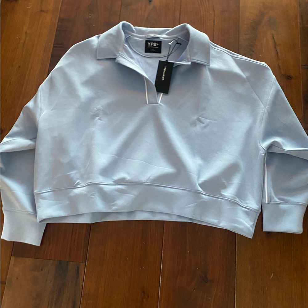 NWT Abercrombie YPB Light Blue Sweatshirt